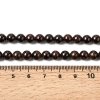 sz200 Granat kamień naturalny kula 6mm sznur 39cm